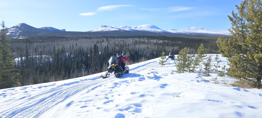 Full-Day Arctic Snowmobile Safari in the Yukon Wilderness