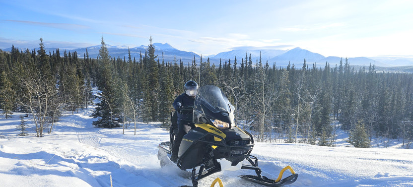 Half-Day Yukon Snowmobiling Adventure in the Arctic Backcountry