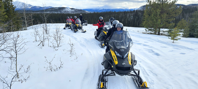 Half-Day Yukon Snowmobiling Adventure in the Arctic Backcountry