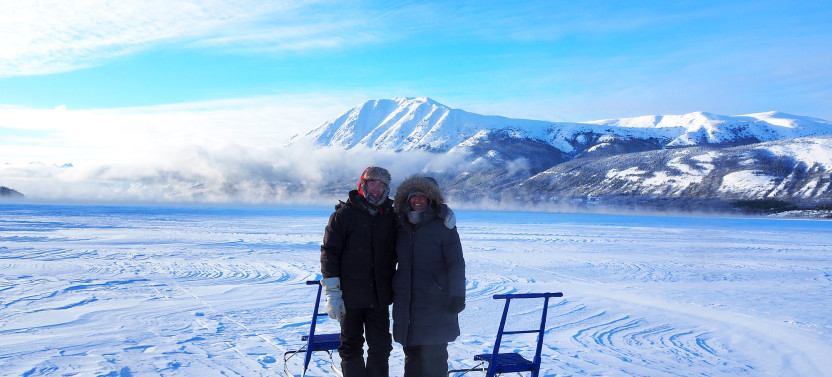 Half-Day Arctic Kicksledding Adventure in Yukon Winter Wilderness