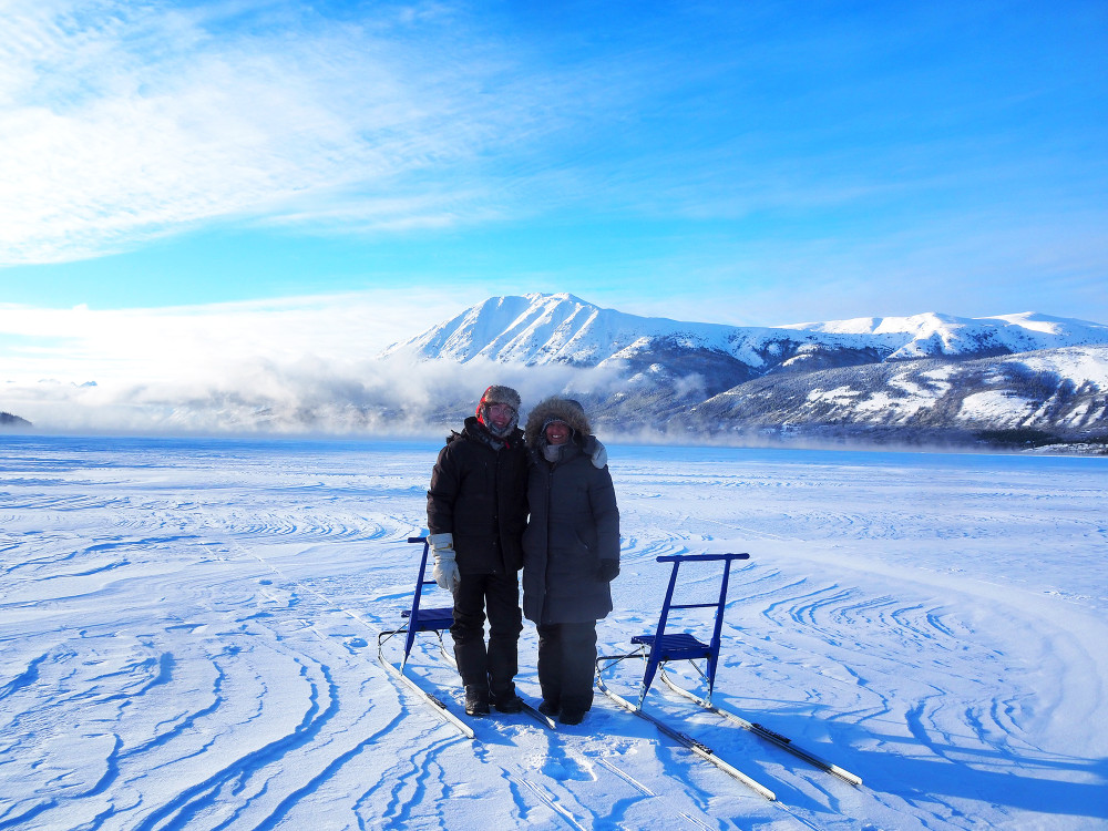 Half-Day Arctic Kicksledding Adventure in Yukon Winter Wilderness