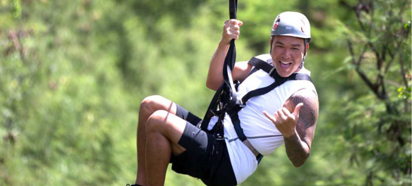 Coral Crater Adventure Park: Six Zipline Adventure