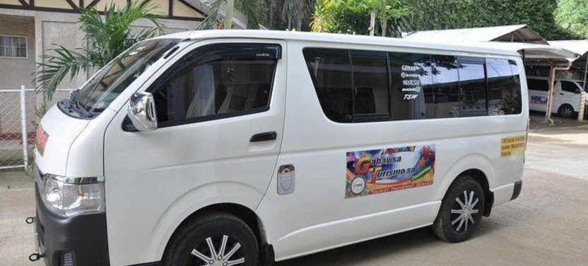 Private 8hr Van Rental With Driver to Puerto Princesa Nagtabon Beach