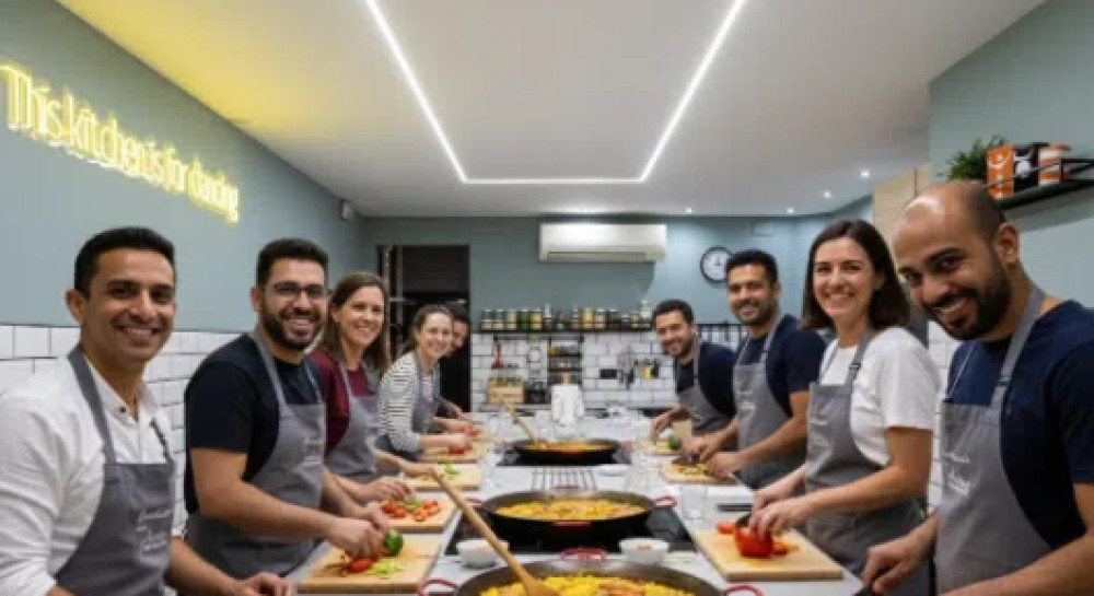 Paella, Tapas & Sangría Cooking Class in Barcelona