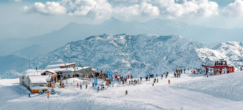 El Colorado Ski Day from Santiago with Ticket, Lesson & Transport