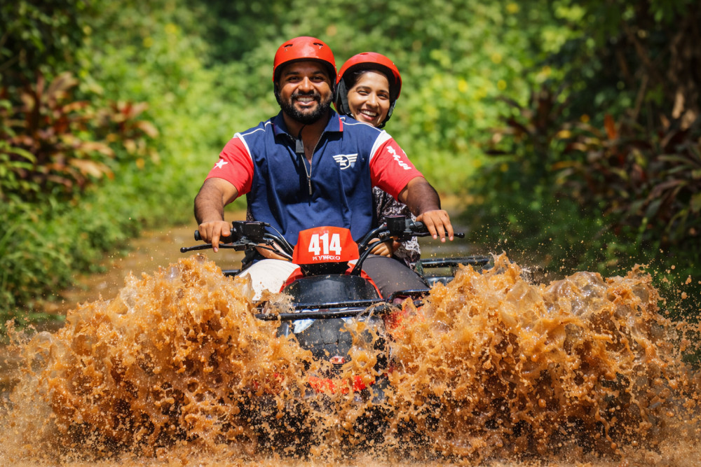 Full-Day Bali Adventure Tour with Quad Bikes and Rafting