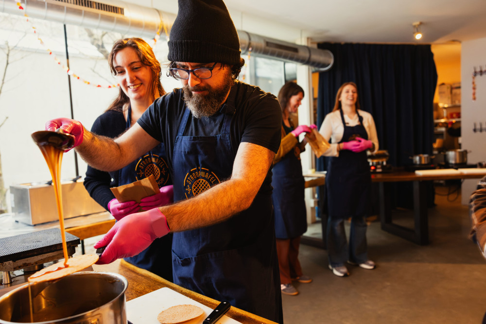 Eating Amsterdam: Private Breakfast Tour with Stroopwafel Making