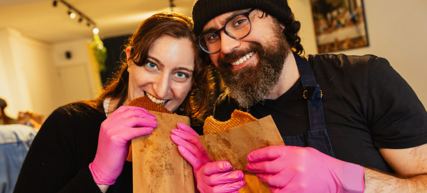 Eating Amsterdam: Private Breakfast Tour with Stroopwafel Making