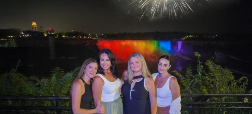 Niagara Falls Night Tour with Journey Behind Falls & Fireworks