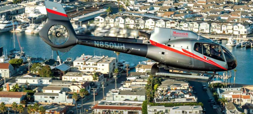 Luxury Helicopter Tour Over Southern California Coast from Long Beach