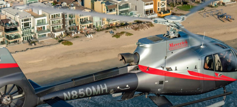 Luxury Helicopter Tour Over Southern California Coast from Long Beach