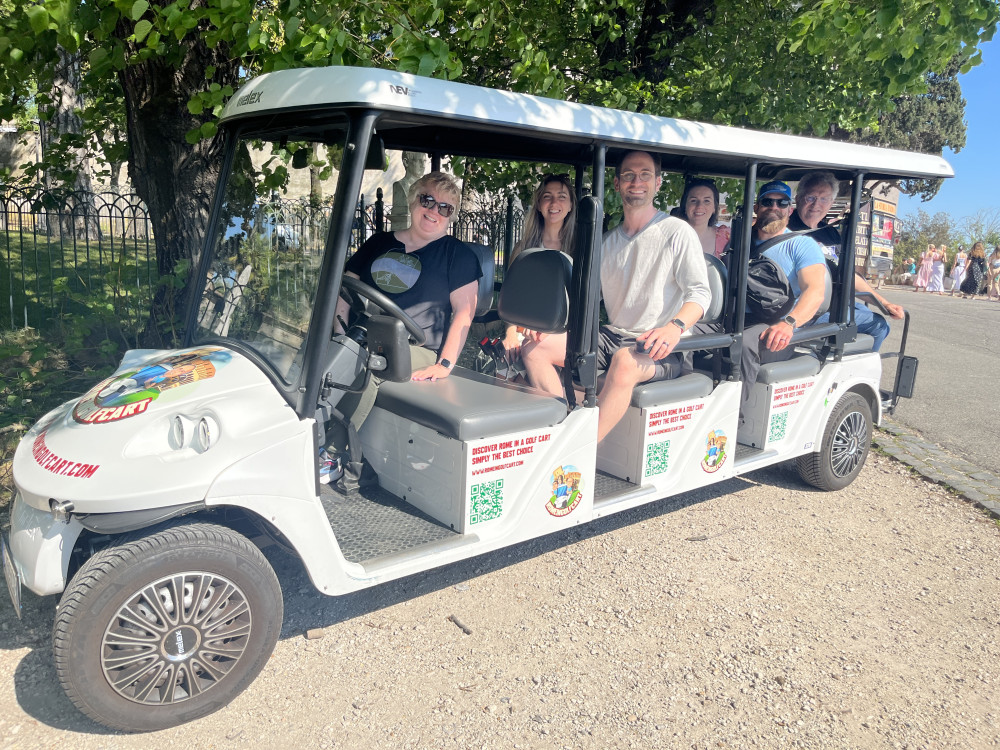 3.5 Hour Semi Private Golf Cart Tour in Rome