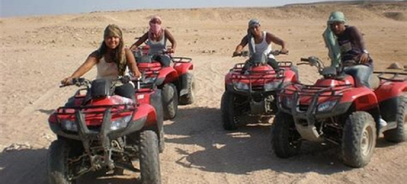 Morning Quad Bike Desert Safari Tour From Luxor Hotel or Nile Cruise