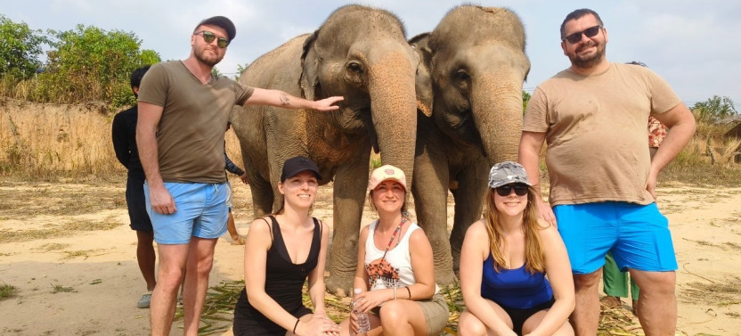 Cambodia Elephant Half-Day Experience from Siem Reap