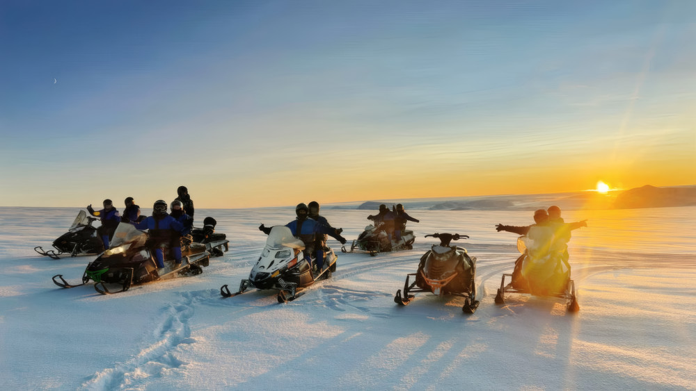 Private Silver Circle & Snowmobiling on Langjokull