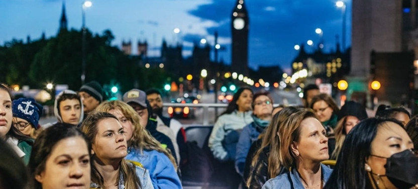 London: Night Bus Tour and Single River Trip