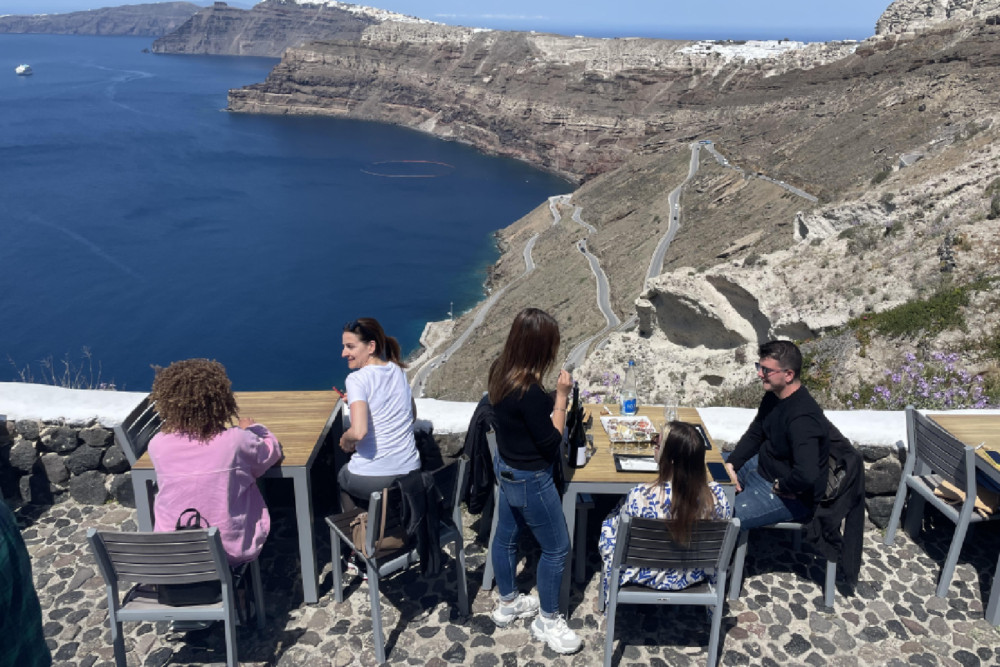 Santorini Mini Wine Tasting Tour at 2 Wineries