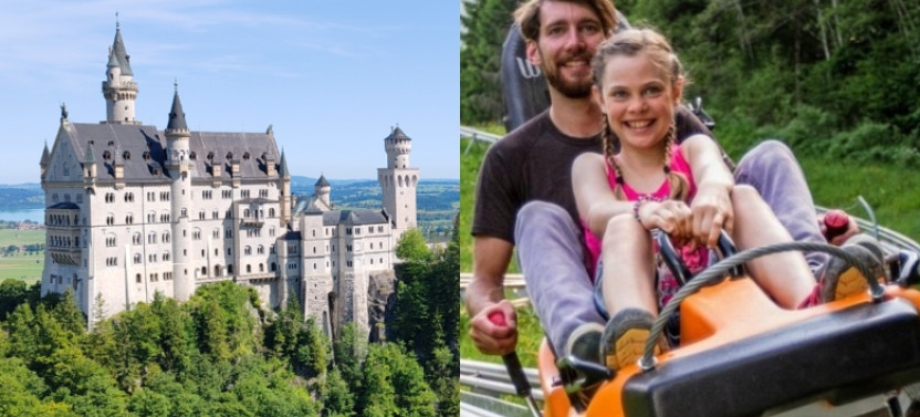 Munich: Neuschwanstein Bus Tour incl. Oberammergau or Alpine Coaster