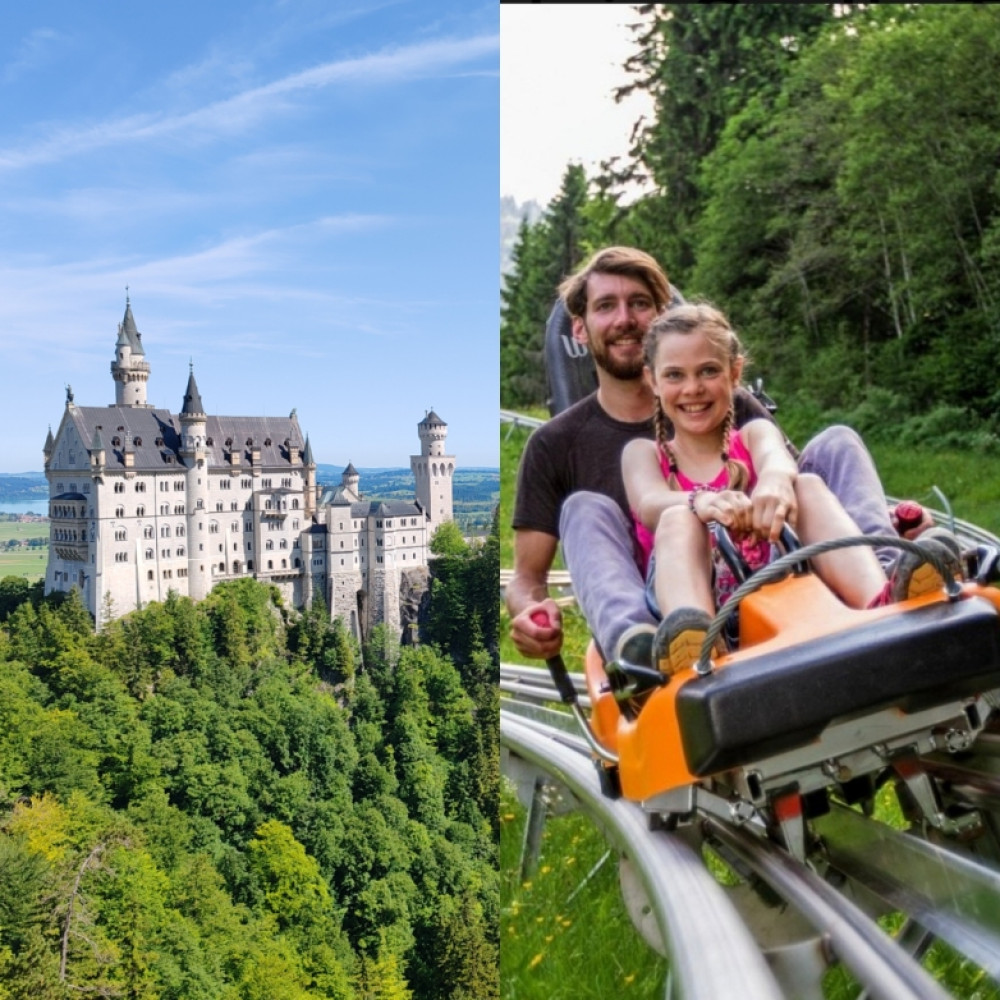 Munich: Neuschwanstein Bus Tour incl. Oberammergau or Alpine Coaster