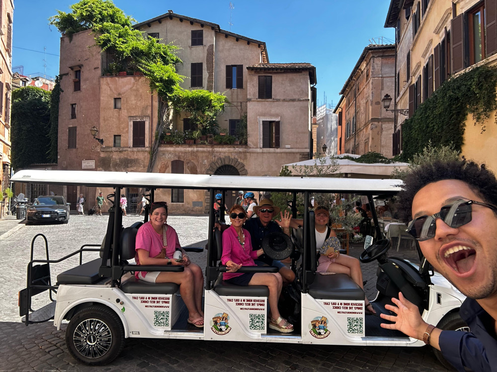 Private 3-Hr Golf Cart Tour with Gelato and Pick-up
