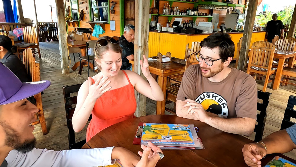 Interactive Food Tour & treasure Hunt adventure San Pedro Belize