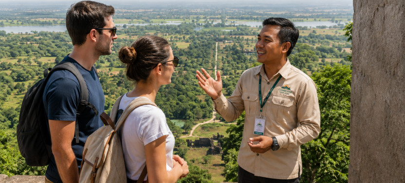 Phnom Chisor & Tonle Bati Private Heritage Tour from Phnom Penh