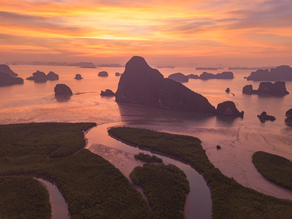 Luxury Private Speed Boat: Phang Nga Bay Sunset Cruise