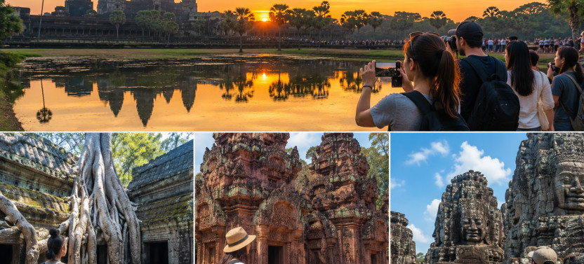Angkor Wat Sunrise, Ta Promh, Banteay Srei, Bayon Private Full-Day Tour