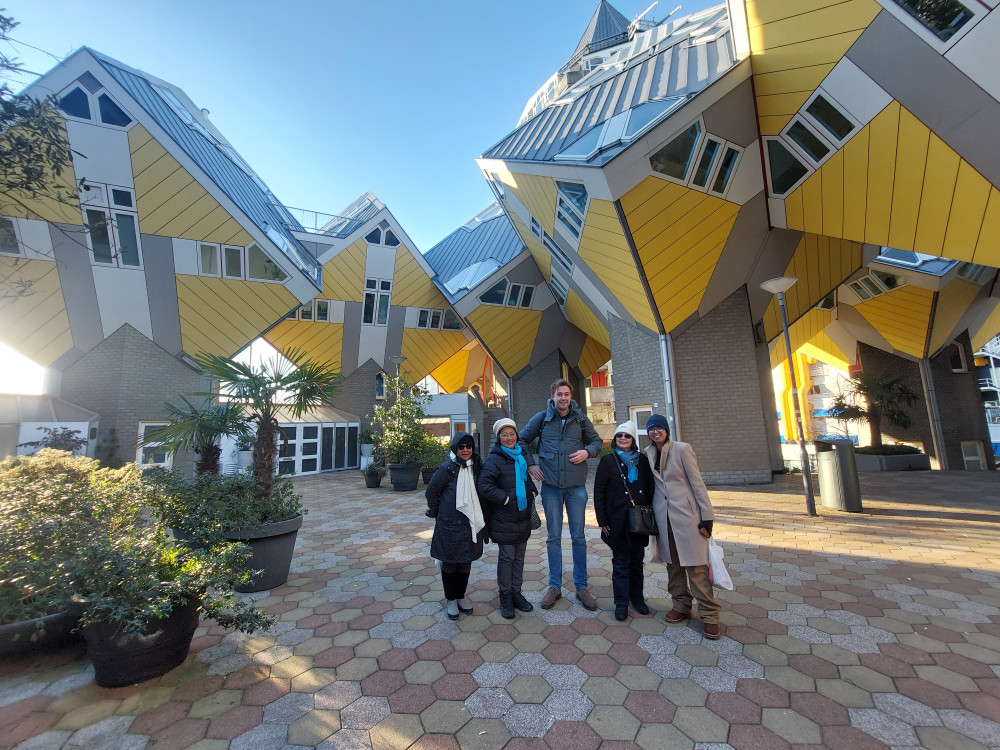 Rotterdam and Delft: Private Half-Day Tour with Cube House and Transfer