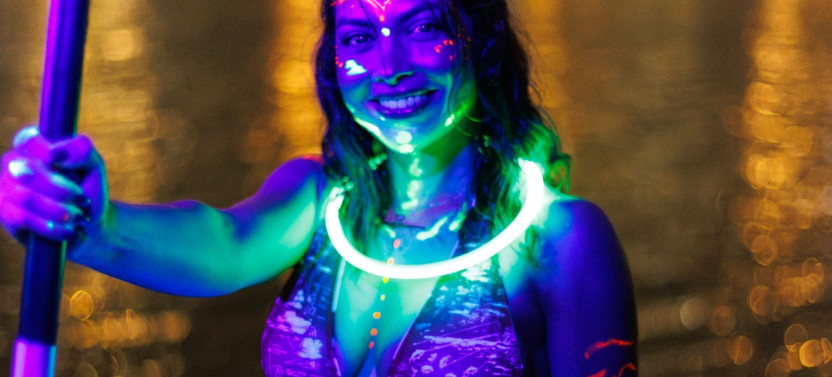 Combo: San Juan Glow Kayak + Salsa Experience at a  Luxury Beach