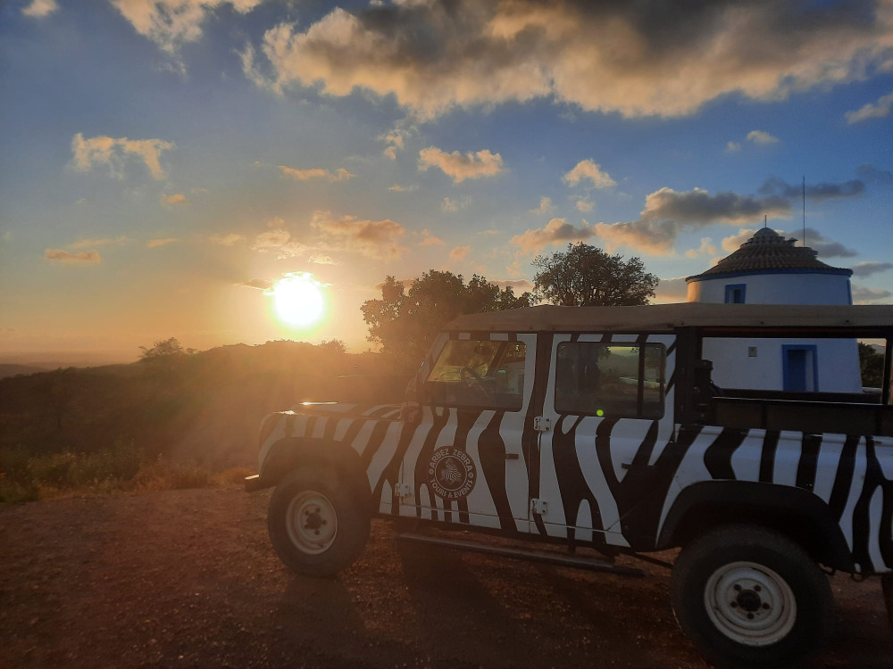 Algarve Private Sunset Jeep Safari With Sparking Wine & Gourmet Treats