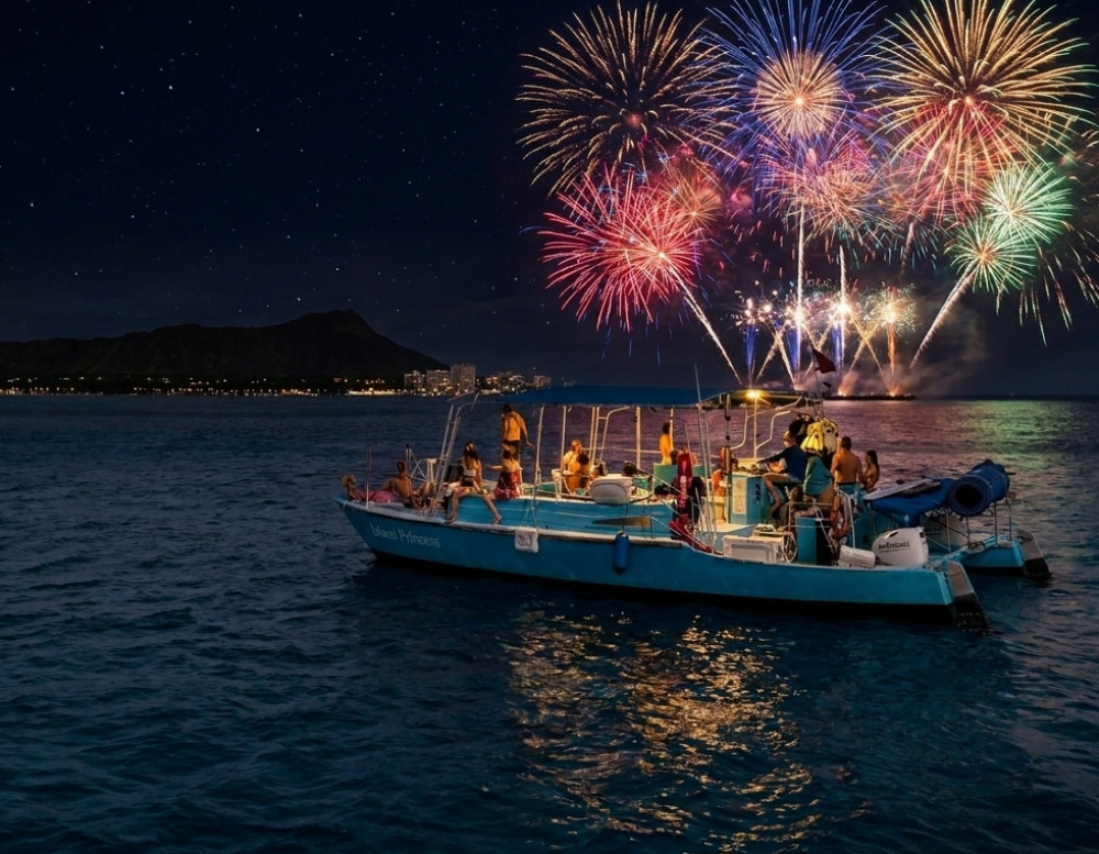 Waikiki Friday Night Firework Cruise