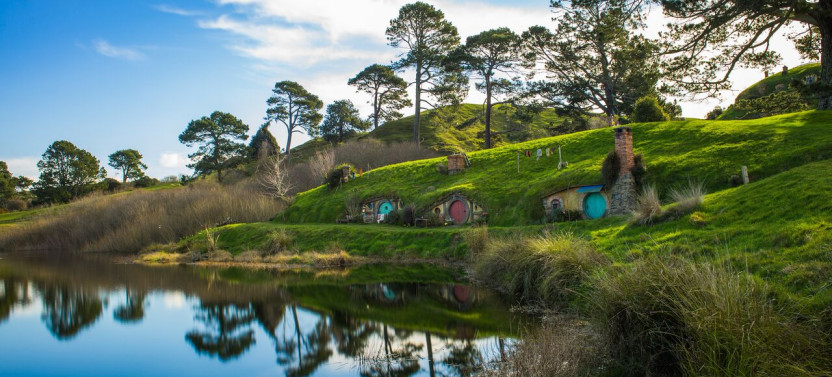 Hobbiton Movie Set & Waitomo Glow Worm Caves Private Tour