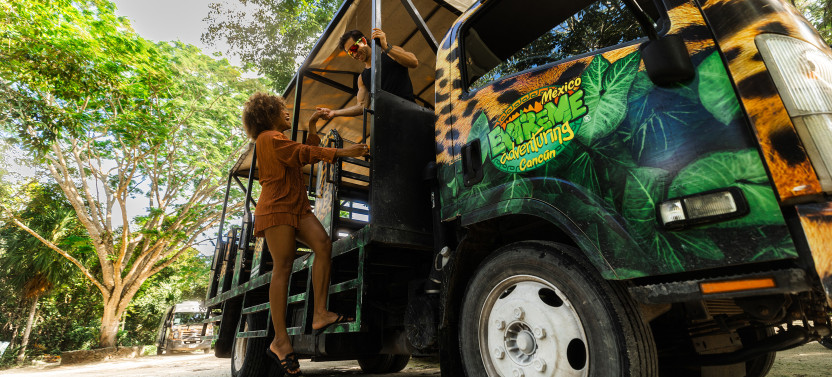 ATV Wild Pass with Shared ATV, Ziplines, Cenote & Tequila Tasting