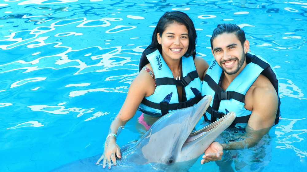 Dolphin Encounter + Water Park Admission Puerto Vallarta