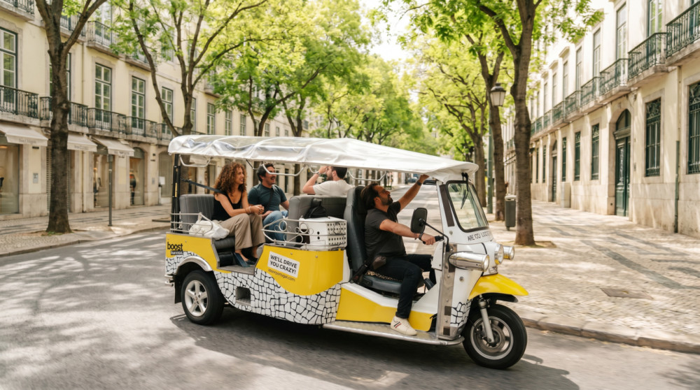 Explore Lisbon in 2 Hours by Tuk Tuk