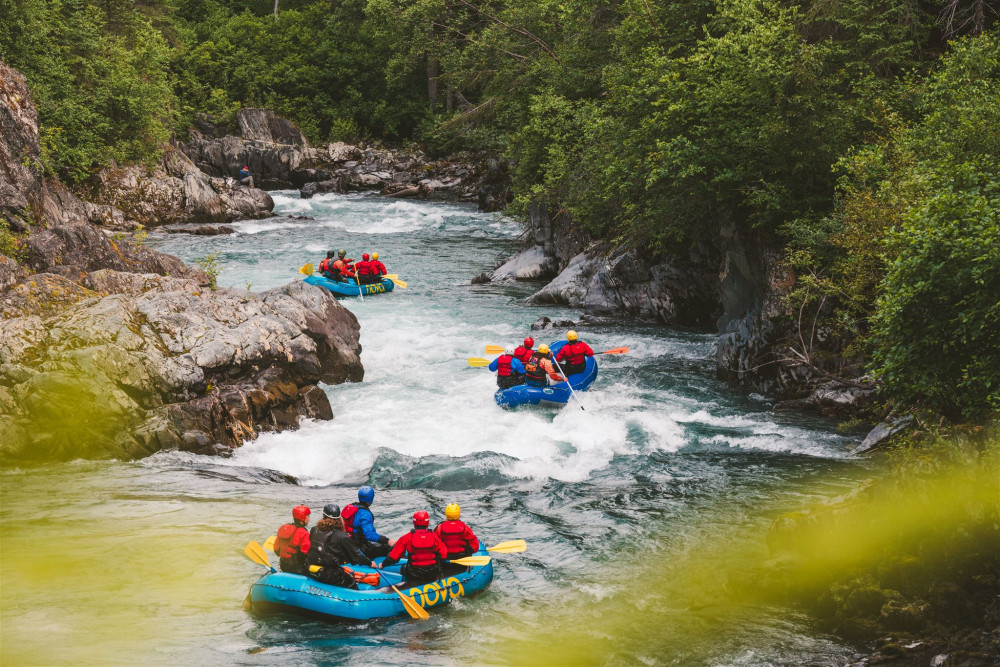 3 Canyon Six Mile Creek Whitewater Rafting