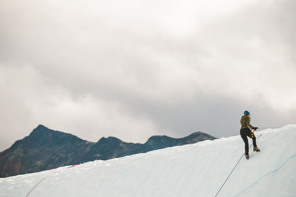 Matanuska Glacier Backcountry Ice Climb