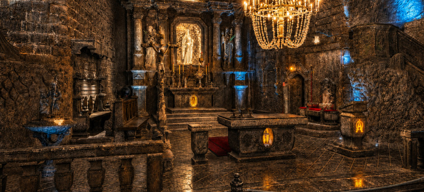 Wieliczka Salt Mine From Krakow