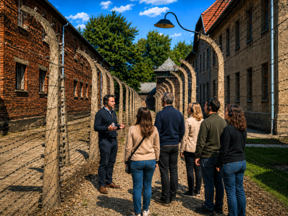 Auschwitz-Birkenau & Salt Mine Tour from Karkow with Private Car