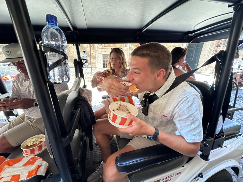 Rome: 6 Hours Full-Day Golf Cart Tour with Maritozzo
