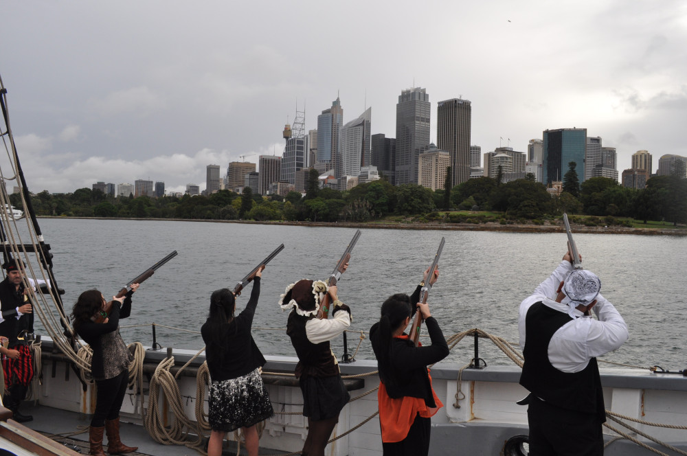 Laser Clay Shooting Contest on a Cruise with Lunch