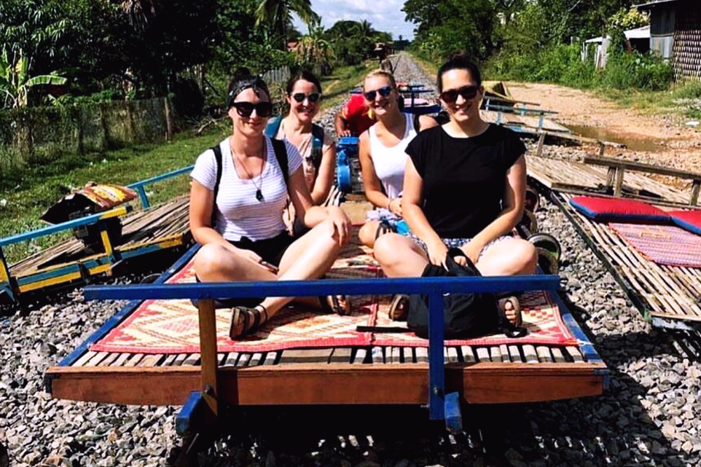 Private Battambang Full-Day Tuk-Tuk Tour with Bamboo Train & Bat Cave