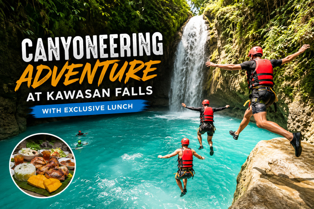 4 Hour Canyoneering Adventure At Kawasan Falls With Lunch