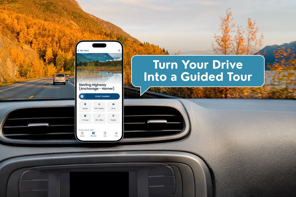 Sterling Highway: Anchorage to Homer Self-Guided Driving Audio Tour