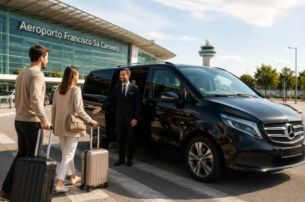 Porto Airport One-Way Transfer to Porto & Gaia Hotels