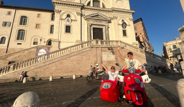 A picture of Explore Rome in 2 days in Golf Cart & Vespa Sidecar