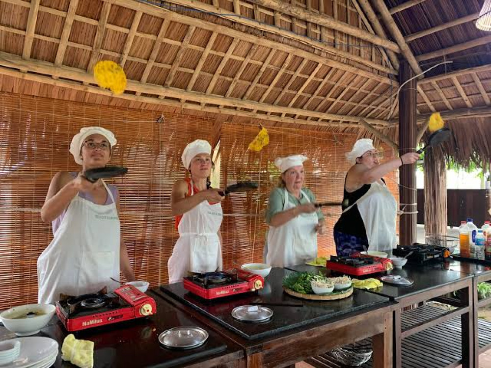 Private Tour To Tra Que Village Cooking Class From Chan May Port