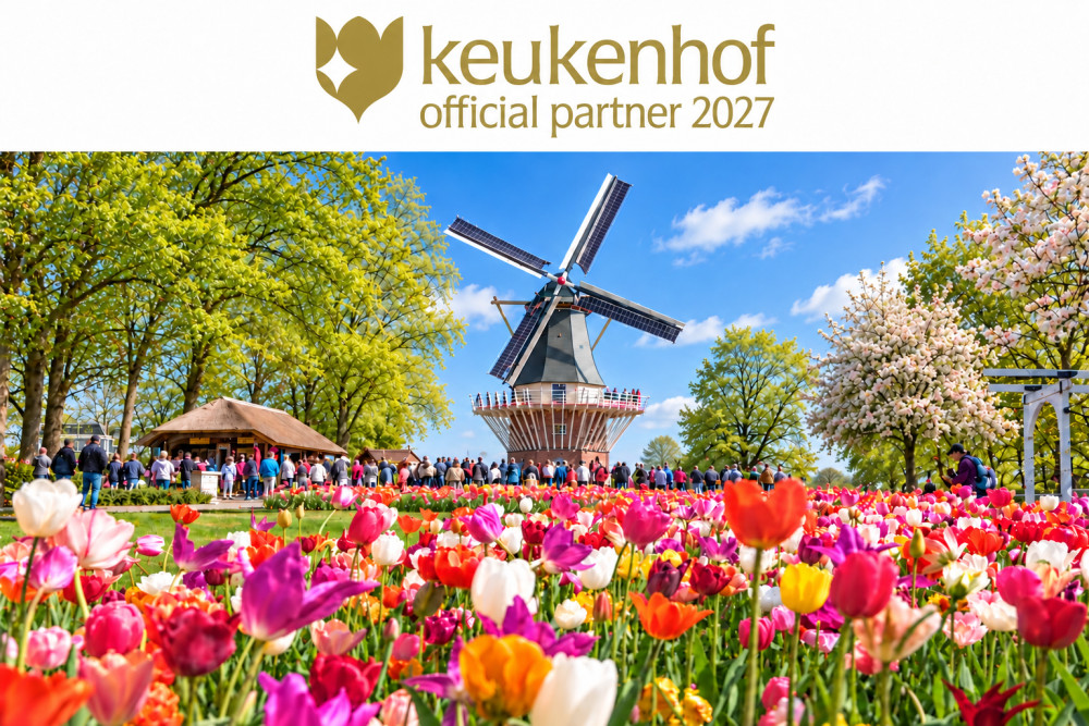 Keukenhof Transfer from Amsterdam + Full Day Entrance + Flex return