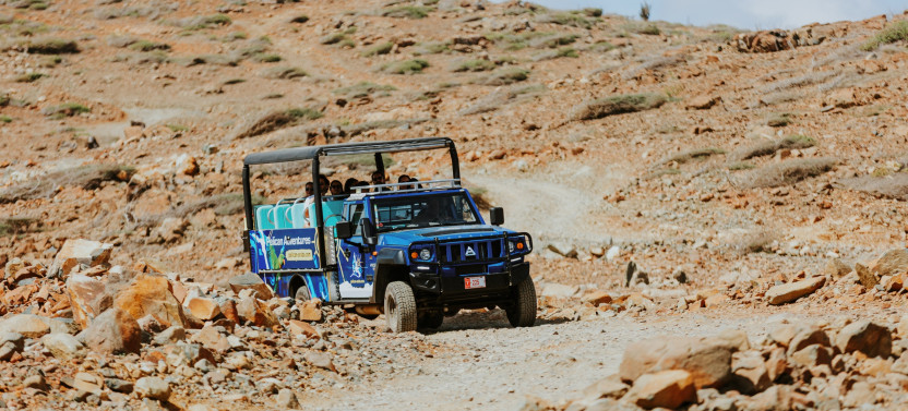 Small Group: Off-Road Safari to Arikok National Park with Snorkeling